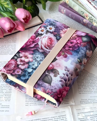 Przejdź do produktu Etui na duże książki od 23 do 27 cm (warianty)- ANGIELSKI OGRÓD