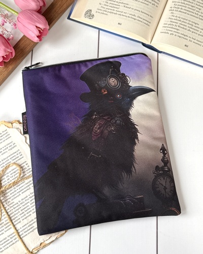 Przejdź do produktu Wsuwane etui typu book sleeve na książki lub tablet - KRUK STEAMPUNK