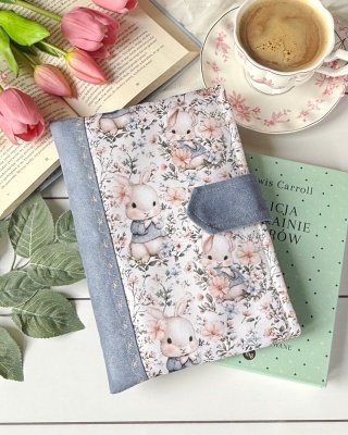 Book Cover na książki, zeszyty, planer - SŁODKIE KRÓLICZKI