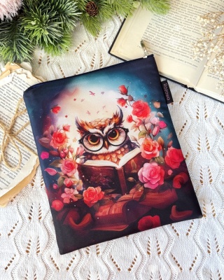 Book Sleeve na książki, zeszyty, tablet Zaczytana Sowa