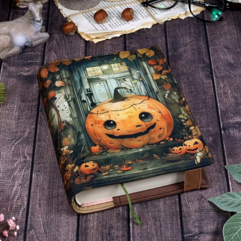 Okładka na książki i kalendarze HALLOWEENOWA DYNIA