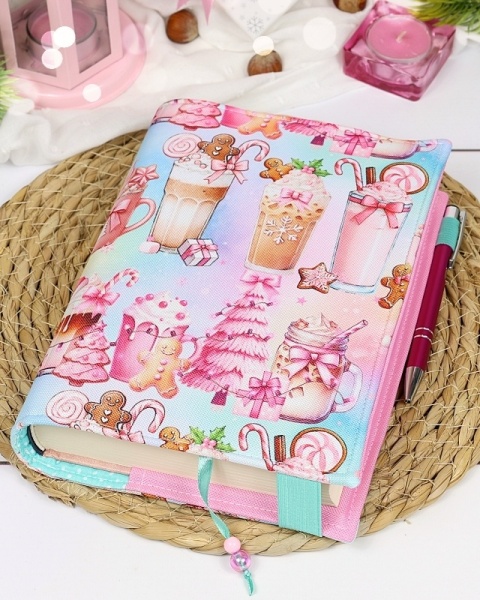 Okładka na książki i kalendarze SWEET PINK