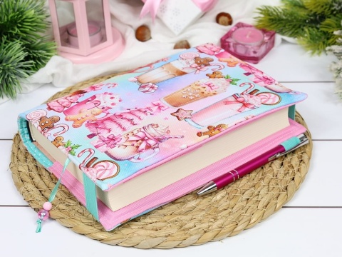 Okładka na książki i kalendarze SWEET PINK