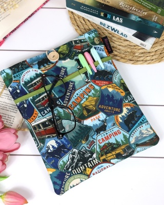 Book Sleeve z kieszonką na ksiązki lub tablet ADVENTURE