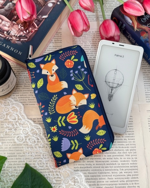 Etui na czytnik palma lub telefon SŁODKIE LISKI