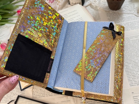 Etui na książkę SHINY GOLD