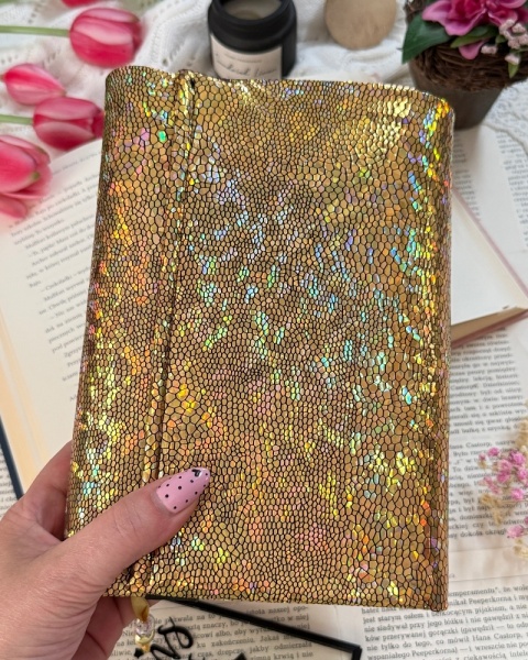 Etui na książkę SHINY GOLD