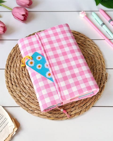 etui na ksiązkę sorbet malinowy