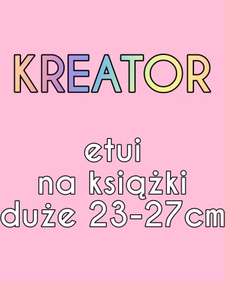 KREATOR - etui na książki duże 23-27cm