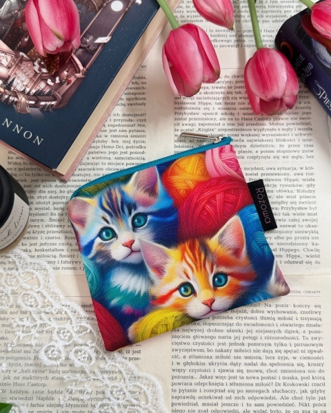 Mini etui KOLOROWE KOTKI