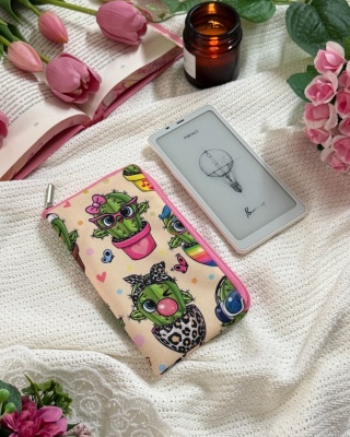 PRZEDSPRZEDAŻ - Etui na czytnik lub telefon - HAPPY CACTUS