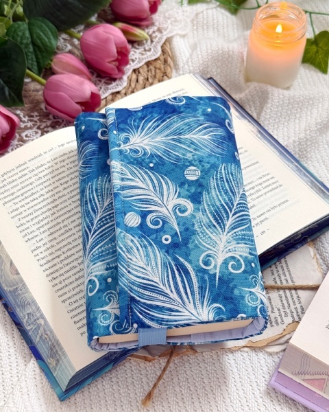Etui na mniejsze książki BOHO BLUE