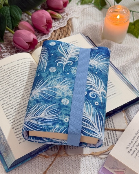 Etui na mniejsze książki BOHO BLUE