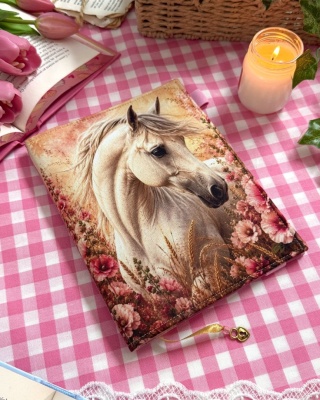 Okładka na książkę lub planer WHITE HORSE