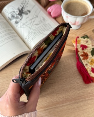 Etui na czytnik 6 cali JESIEŃ, KAWA IJA