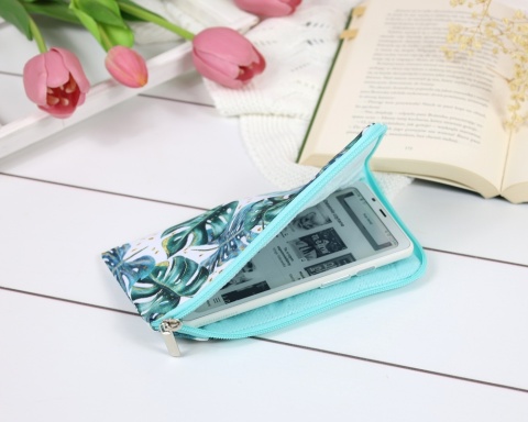 Etui na czytnik palma lub telefon MONSTERA MINT