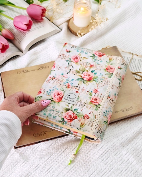 Okładka na książkę lub planer VINTAGE ROSE