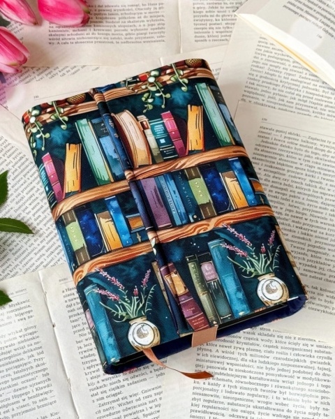 Zestaw dla książkary etui + zakładka BIBLIOTECZKA