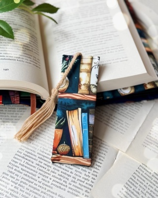 Zestaw dla książkary etui + zakładka BIBLIOTECZKA