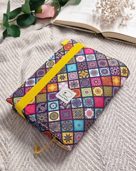 Okładka na książkę lub planer COLOR TILES + zakładka